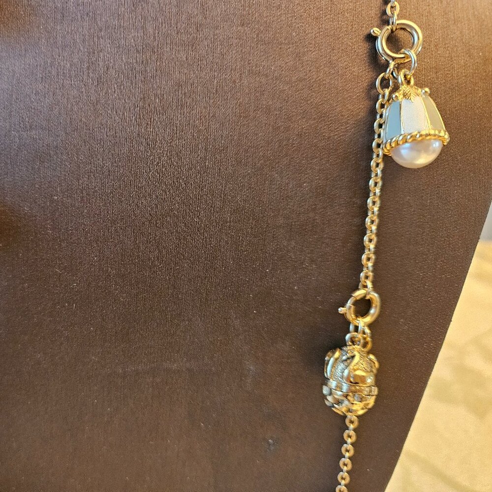 Vintage Joan Rivers Faberge Egg Necklace - Picture 7 of 16